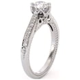 thumbnail image 1 of Classic Side Natural Diamonds Engagement Ring, 1 of 4