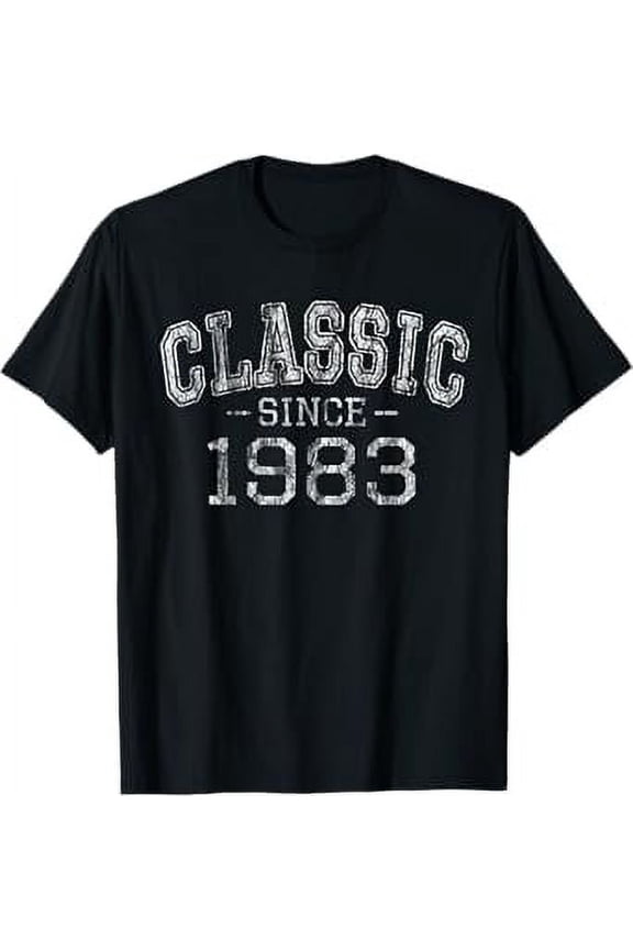 Classic Since 1983 Vintage Birthday Gifts Style Born In 1983 Birthday Gift T-Shirt Unisex S To 5Xl