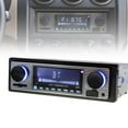 thumbnail image 1 of Classic Single Din Car Radio Bluetooth, Car Mp3 Player, Hands Free Calling, Radio Function, Support U Disk /SD Card Playing, Built-In Microphone,Remote Control, Suitable for 12V Vehicles Use, 1 of 6