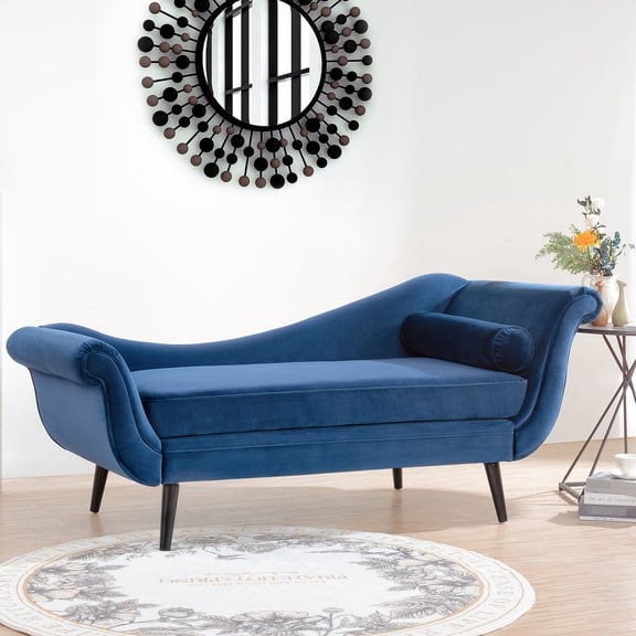 Classic Sled Look, High - Rebound Foam Chaise Lounge / Comfortable Backrest for Resting