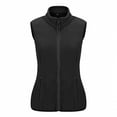 thumbnail image 1 of Classic Sleeveless Gilet Vest for Women Polar Soft Elastic Shoulders Fit Bodywarmer with Zip up Pockets, 1 of 9
