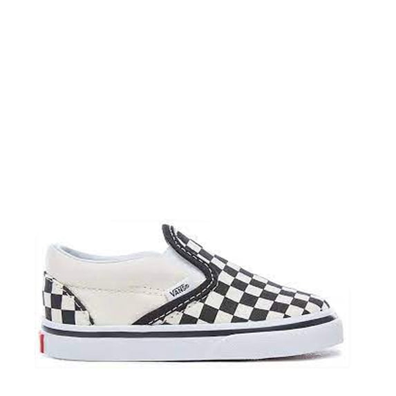 Vans CLASSIC SLIP-ON Sneakers, Black/White Checkerboard/White, 7.5 M US Toddler