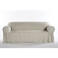 Classic Slipcover Twill one piece sofa slipcover