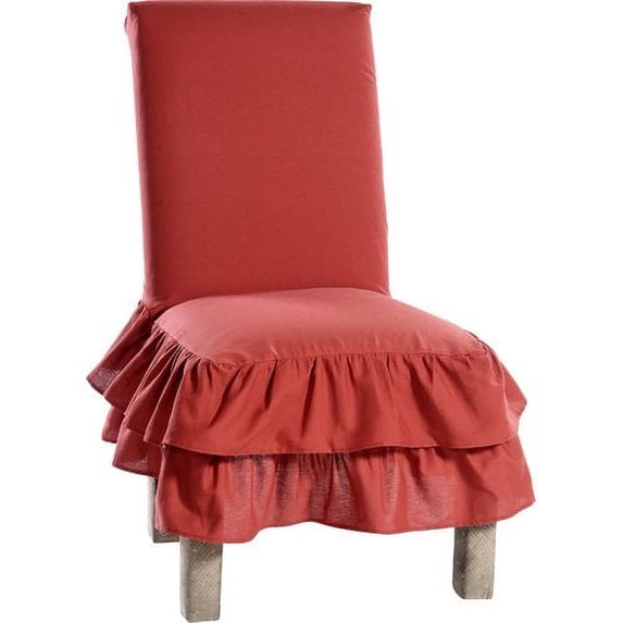Classic Slipcovers Parson Chair Skirted Slipcover