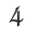 thumbnail image 1 of Classic Smooth Spanish Style Address Numbers, 1 of 9