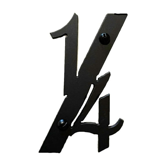 Classic Smooth Spanish Style Address Numbers