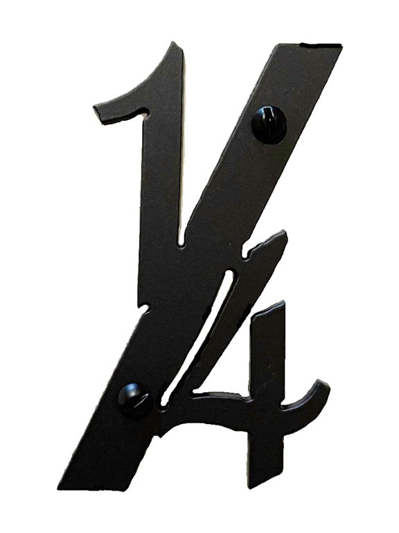 Classic Smooth Spanish Style Address Numbers