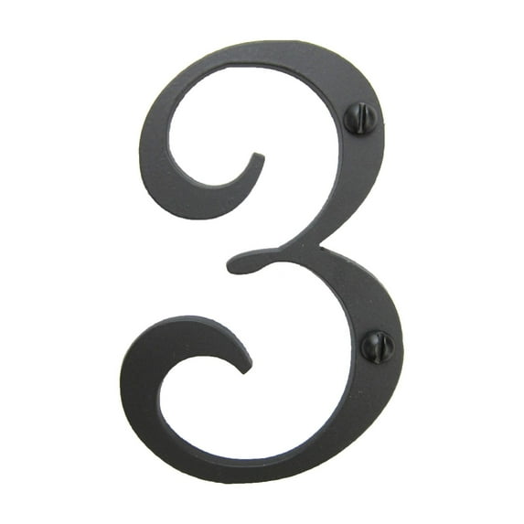 Classic Smooth Spanish Style Address Numbers