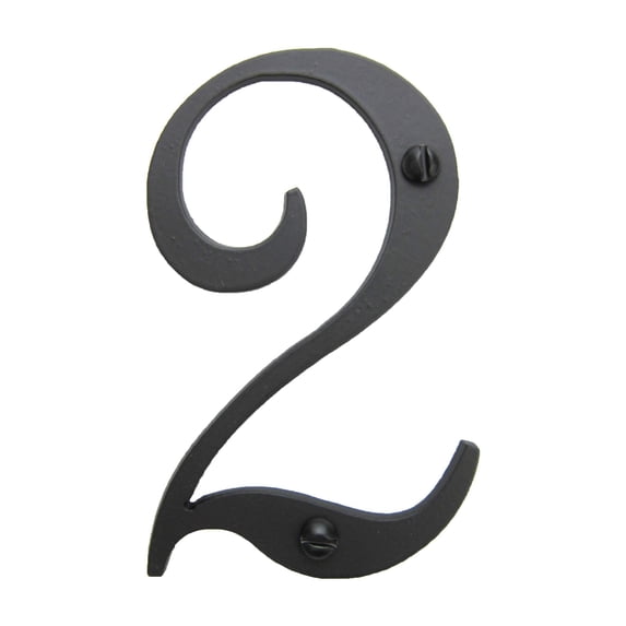 Classic Smooth Spanish Style Address Numbers