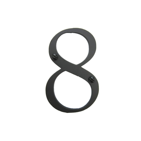 Classic Smooth Spanish Style Address Numbers
