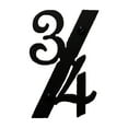 thumbnail image 1 of Classic Smooth Spanish Style Address Numbers, 1 of 9