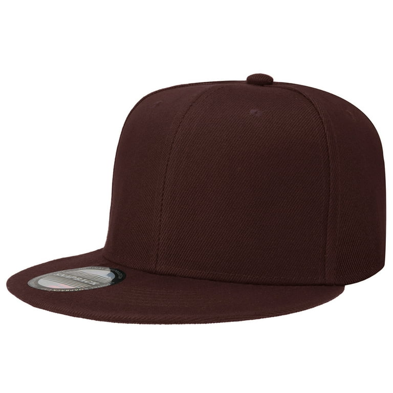 Solid color flat bill hats sales