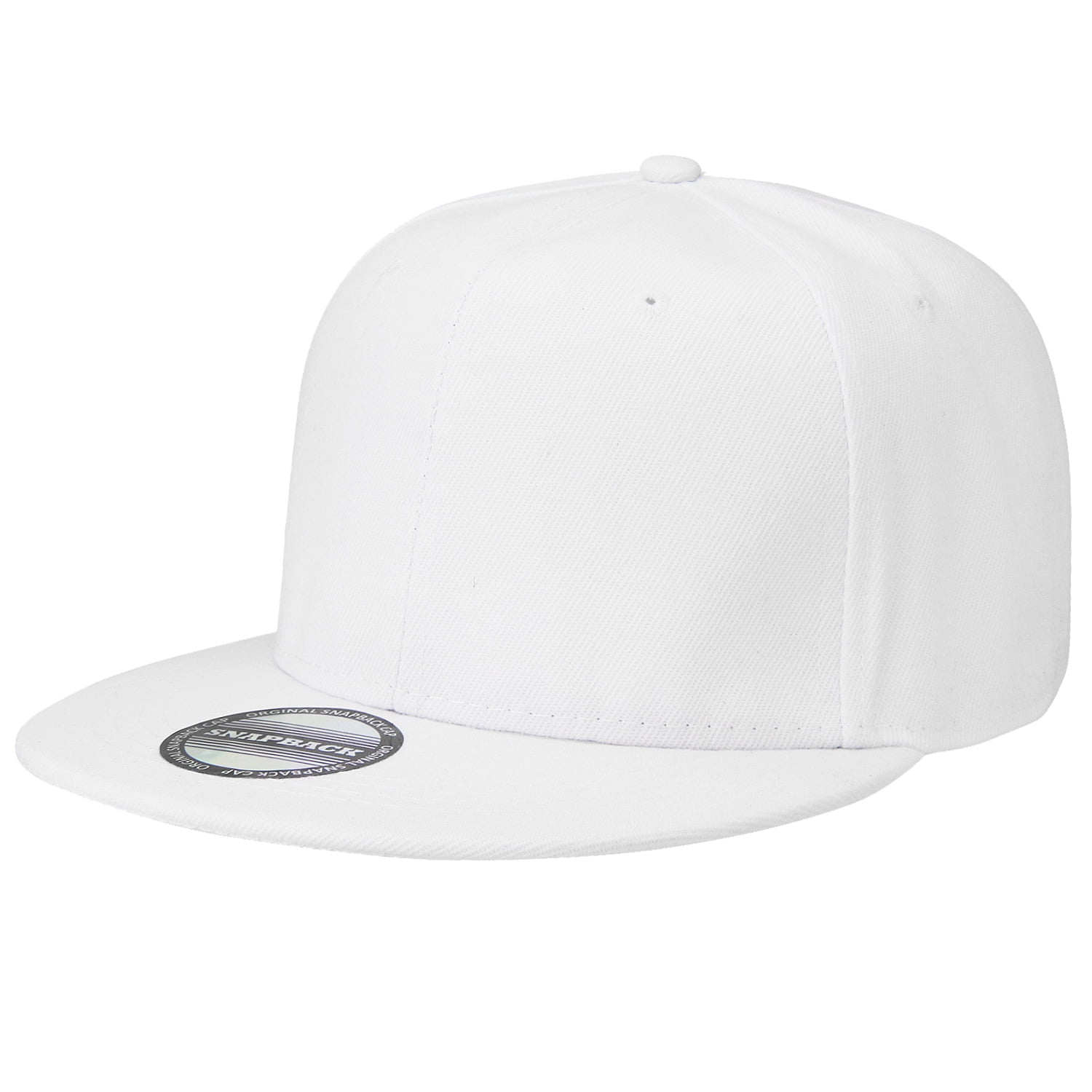 Vintage K-Brand K-Products Blank Plain Full Mesh White Snapback Cap Hat  RARE USA
