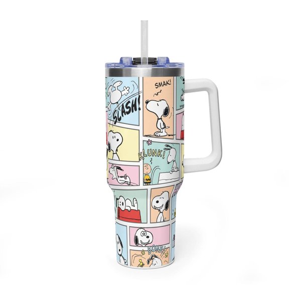 Classic Snoopy Comic Panel 40oz Tumbler