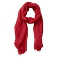 thumbnail image 1 of Classic Soft Solid Scarf - Red, 1 of 2