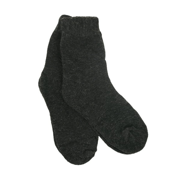 Classic Soft Thick Winter Heather Thermal Socks - 2 Pairs Set