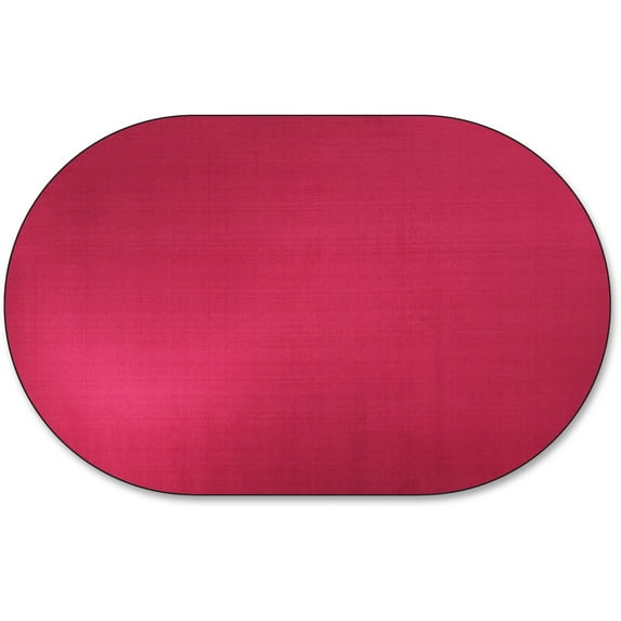 Classic Solid Color 12' Oval Rug