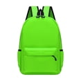 thumbnail image 1 of Classic Solid Color Backpack, Lightweight Nylon Daypack, Simple Casual Rucksack, Water Resistant Carry Knapsack, Front Pocket Storage Backpack, Minimalist Travel Backpack for Outdoor Activities, 1 of 6