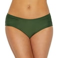 thumbnail image 1 of Classic Solid Shirred Bikini Bottom Swimsuit, 1 of 2