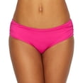 thumbnail image 1 of Classic Solid Shirred Bikini Bottom Swimsuit, 1 of 2