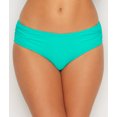 thumbnail image 1 of Classic Solid Shirred Bikini Bottom Swimsuit, 1 of 4