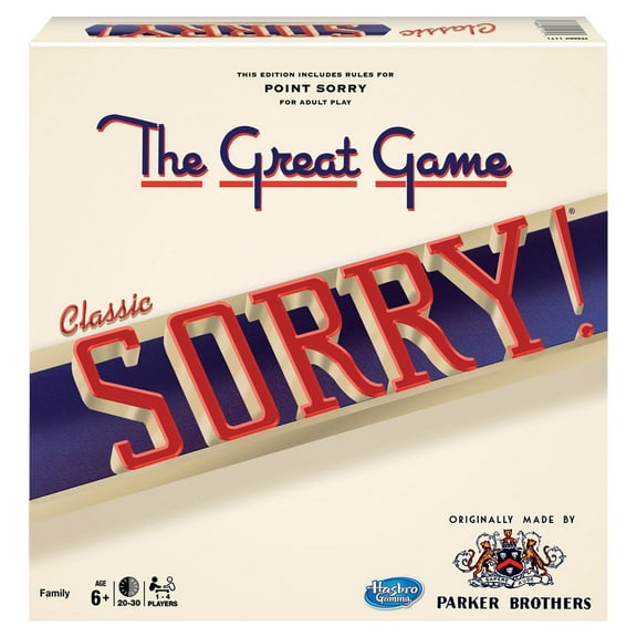 Classic Sorry! Board Game, by Winning Moves Games
