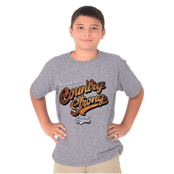 Classic Southern American Cowboy Crewneck T Shirts Boy Girl Teen Brisco Brands L