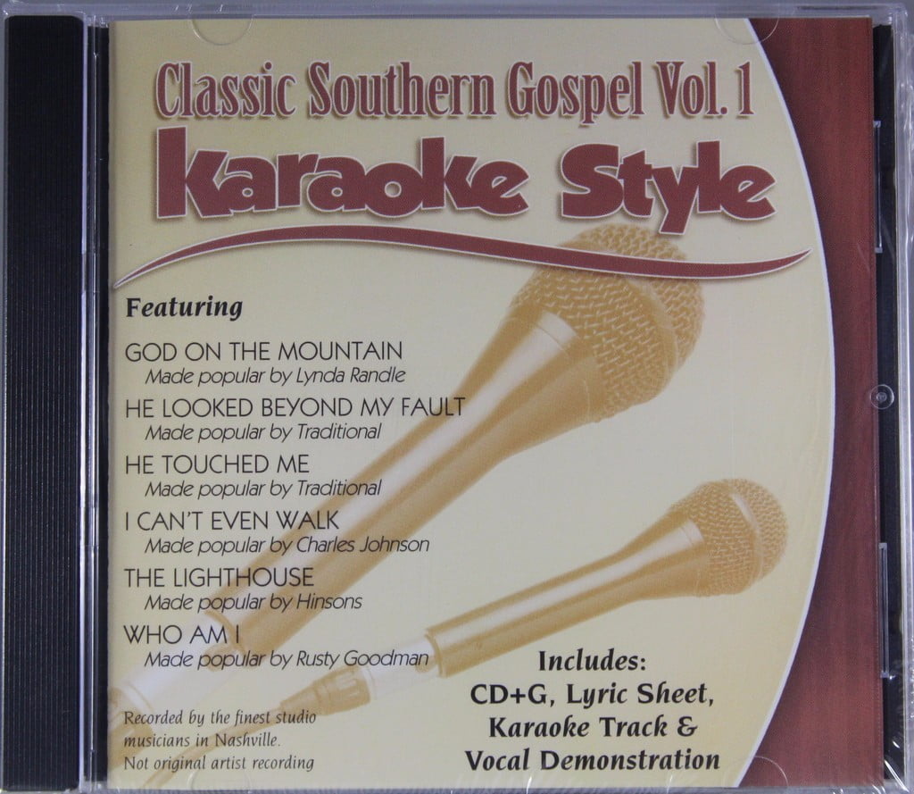 VARIOUS Classic Southern Gospel Volume 1 Daywind Christian Karaoke Style NEW CD+G 6 Songs