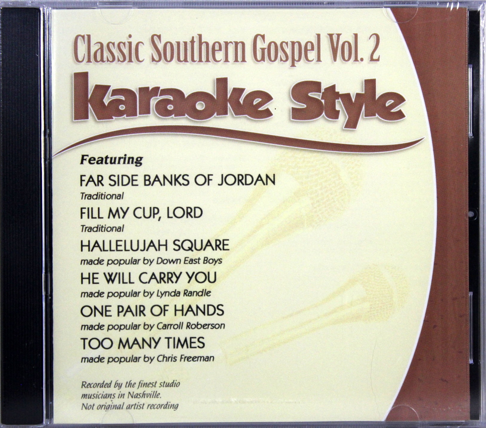 VARIOUS Classic Southern Gospel Volume 2 Christian Karaoke Style NEW CDG Daywind 6 Songs