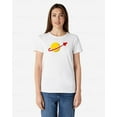 thumbnail image 1 of Classic Space Lego Theme Retro Astronaut T-shirt up to size 5XL, 1 of 2