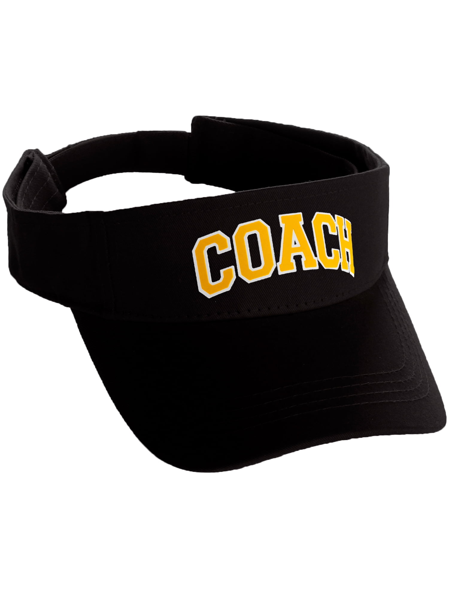 Classic Sport Team Coach Arched Letters Sun Visor Hat Cap 