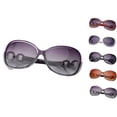 thumbnail image 1 of Classic Square Polarized Sunglasses for Women Oversized Trendy Retro UV Protection Shade, Purple,1PC, 1 of 5