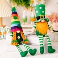thumbnail image 1 of Classic St Patrick's Day Gnome Decorations,Green Irish Scandinavian Tomte Gnome Ornaments,Mr and Mrs Green Buffalo Check Plaid Handmake Plush Elf,Home Table Shelf Centerpiece Festival Decor, 1 of 7