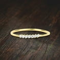 thumbnail image 1 of Classic Stackable 7 Stone Diamond Moissanite Engagement Ring Promise Ring on 10k Gold, 1 of 6