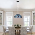 thumbnail image 1 of Classic Stained Glass Shade Pendant Light Ceiling Lamp Fixture, 1 of 12
