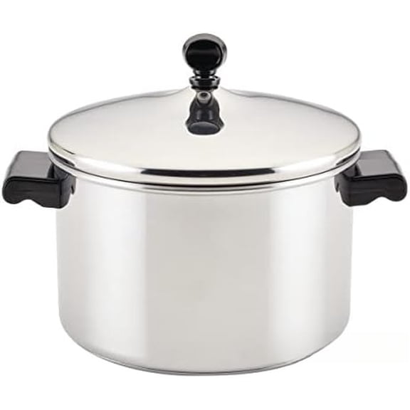 Classic Stainless Steel 4-Quart Covered Saucepot - - Silver