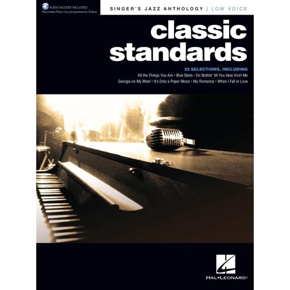 Pre-Owned Classic Standards - Singer's Jazz Anthology Low Voice Edition with Recorded Piano Accompaniments (Paperback)