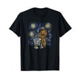 thumbnail image 1 of Classic Starry Night Vintage Robot T-Shirt for Unique Style and Comfort, 1 of 5