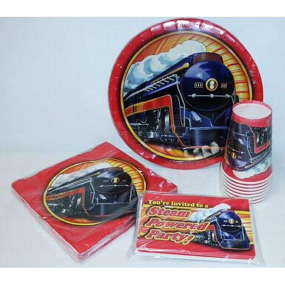 Classic Steam Train Deluxe Party Pack -- CLASSIC STEAM