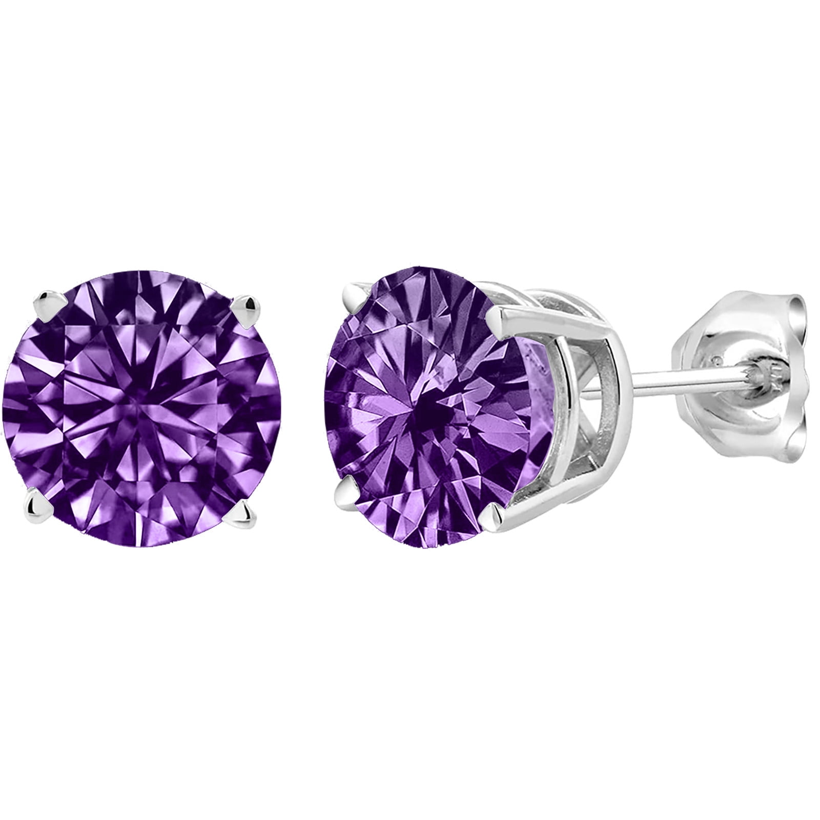 Classic Sterling Silver Stud Earrings, Hypoallergenic Earrings