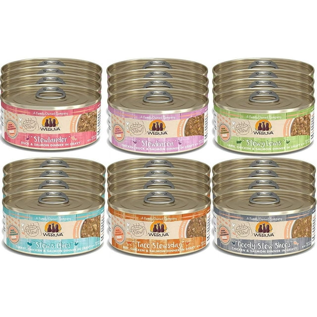 Classic Stews 6 Flavors Variety Pack, 5.5 Ounce Cans Pack of 24