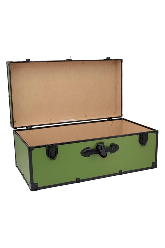 Classic Storage Trunk with Lock PCY Olive Grove 30-Inch Secure Home Travel Organization