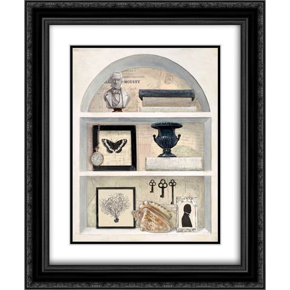 Classic Story I 2x Matted 20x24 Black Ornate Framed Art Print by Fisk, Arnie
