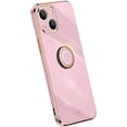 thumbnail image 1 of Classic Straight Side Soft and Simple Phone Case for iPhone X XS XR SE 8 7 6 6S Plus Max, Ring Bracket Back Cover, Fashionable Pop Slim Protective Shell(Purple,X/XS), 1 of 8