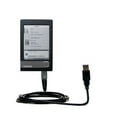 thumbnail image 1 of Classic Straight USB Cable suitable for the Netronix Pocketbook 301 Plus with Power Hot Sync and Charge Capabilities - Uses Gomadic TipExchange Techno, 1 of 4