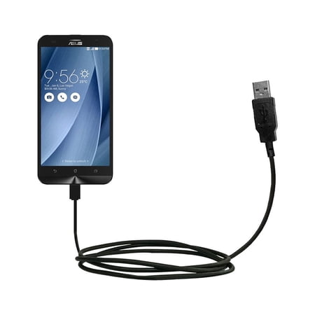 Classic Straight USB Cable suitable for the Asus ZenFone 2 Laser with Power Hot Sync and Charge Capabilities - Uses Gomadic TipExchange Technology