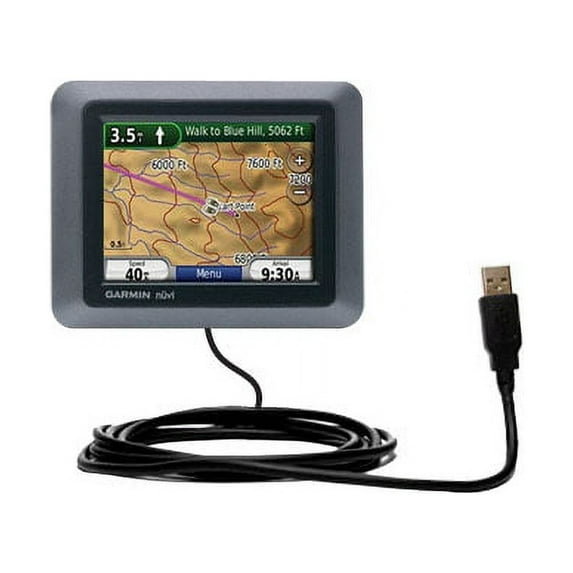 Classic Straight USB Cable suitable for the Garmin Nuvi 550 with Power Hot Sync and Charge Capabilities - Uses Gomadic TipExchange Technology