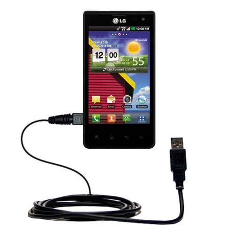 Classic Straight USB Cable suitable for the LG Lucid 1 / 2 / 3 with Power Hot Sync and Charge Capabilities