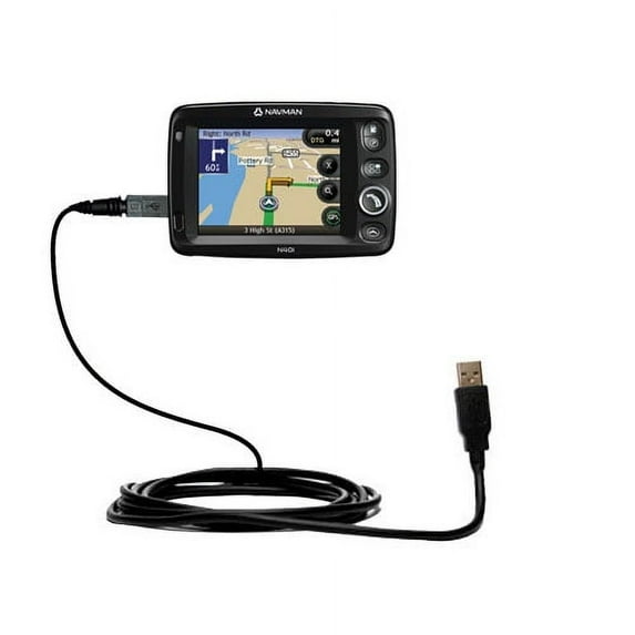 Classic Straight USB Cable suitable for the Navman N40i with Power Hot Sync and Charge Capabilities - Uses Gomadic TipExchange Technology