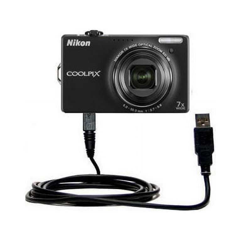 Classic Straight USB Cable suitable for the Nikon Coolpix S6000